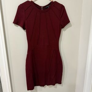 Express Deep Red Dress